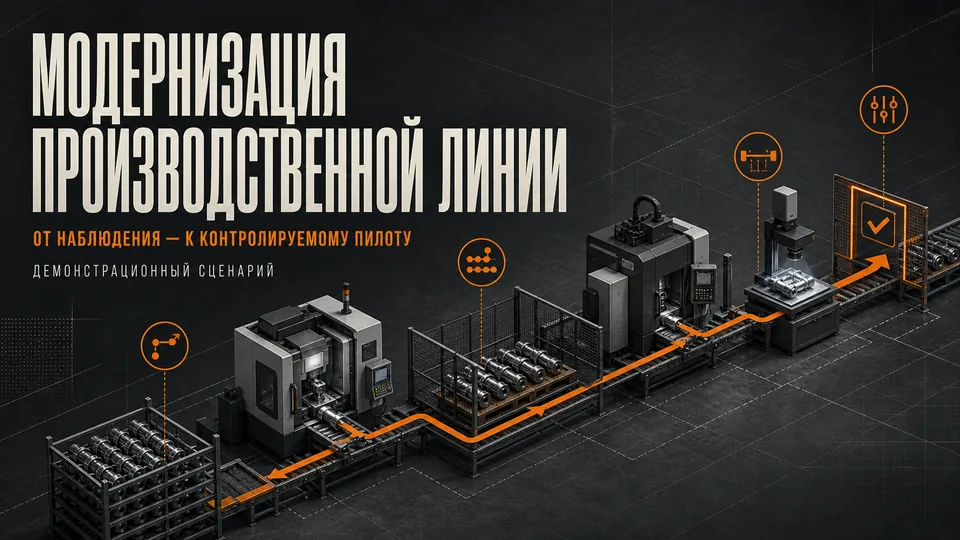 Модернизация производственной линии, слайд 1 из 8